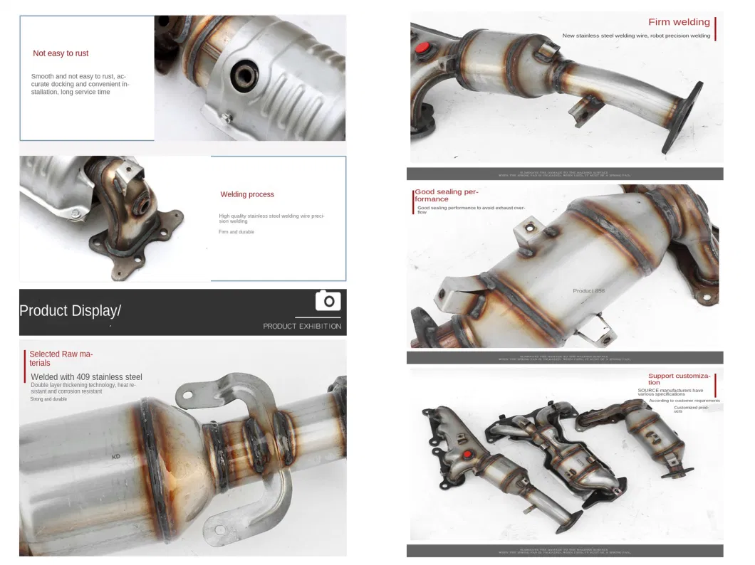 Processing Custom High Quality Catalytic Converter Automotive Parts