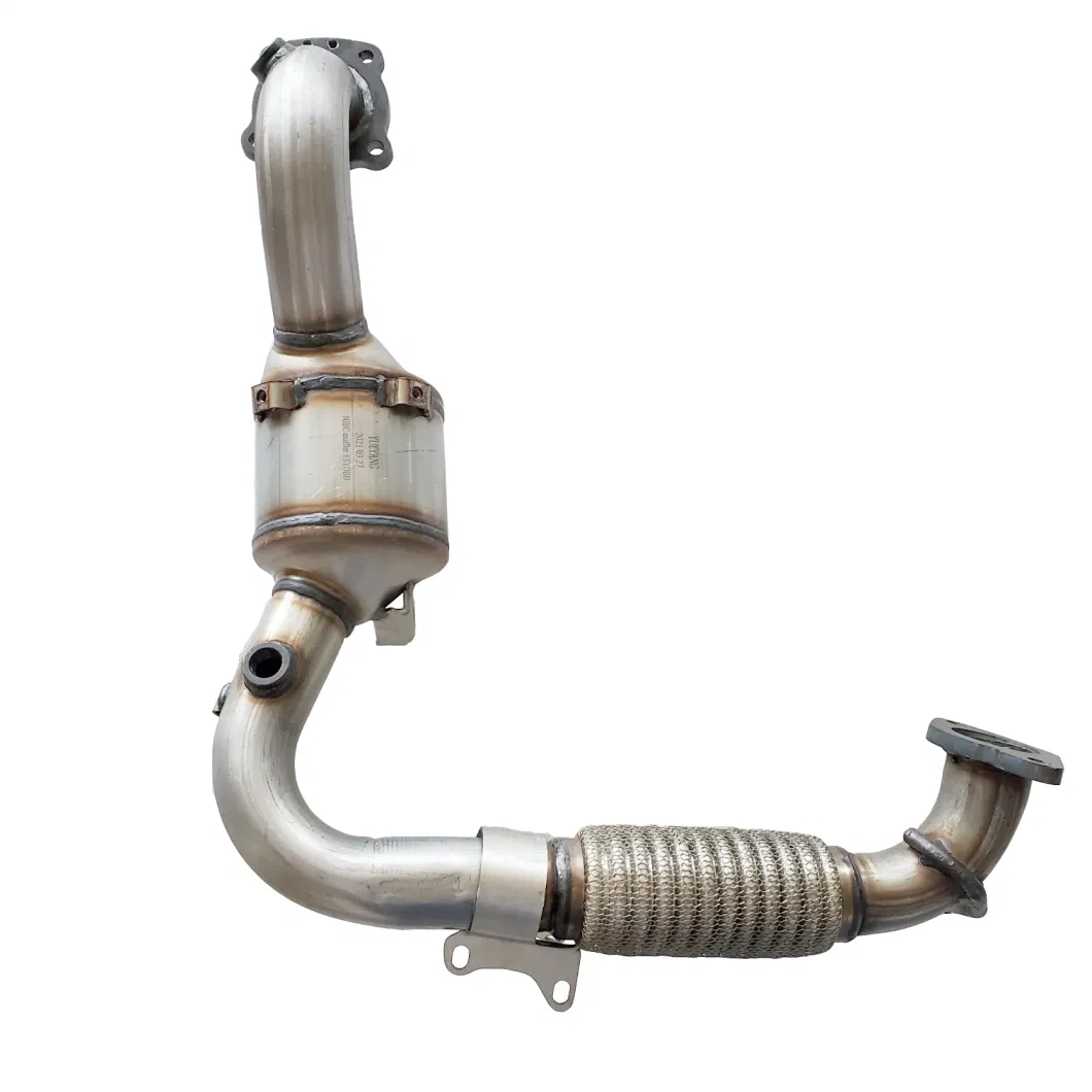 High Quality Direct Fit Car Exhaust System Second Part Catalytic Converter for Ford Fiesta 1.5