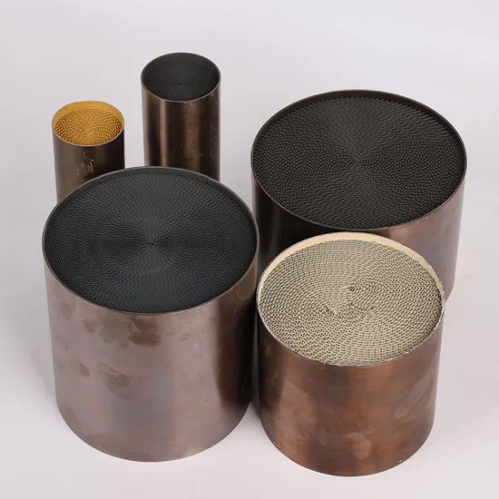 Metal Exhaust Catalytic Converter Metallic Honeycomb Substrate 