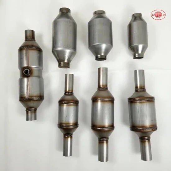 Euro 2/3/4/5/6 Car Exhaust System Catalytic Converter/ Universal Catalytic Converters Ceramic Honeycomb Stainless Steel Direct Fit Universal Catalyst