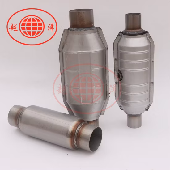 Euro 2/3/4/5/6 Car Exhaust System Catalytic Converter/ Universal Catalytic Converters Ceramic Honeycomb Stainless Steel Direct Fit Universal Catalyst