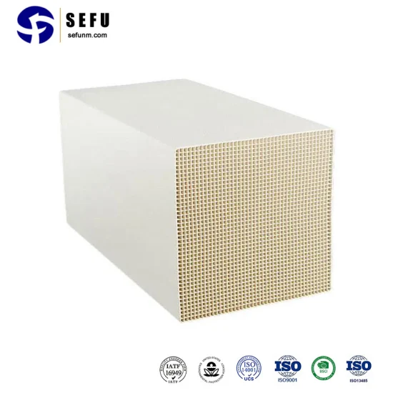 Sefu China Honeycomb Ceramic Substrate Factory Honeycomb Structural Thermal Regenerator Ceramic Honeycomb Heat Exchanger Honeycomb Heater Ceramic Regenerator