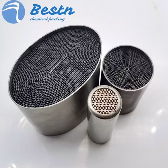 Euro 5 Metal Carrier Honeycomb Substrate Metallic Catalyst Support for Catalytic Converter