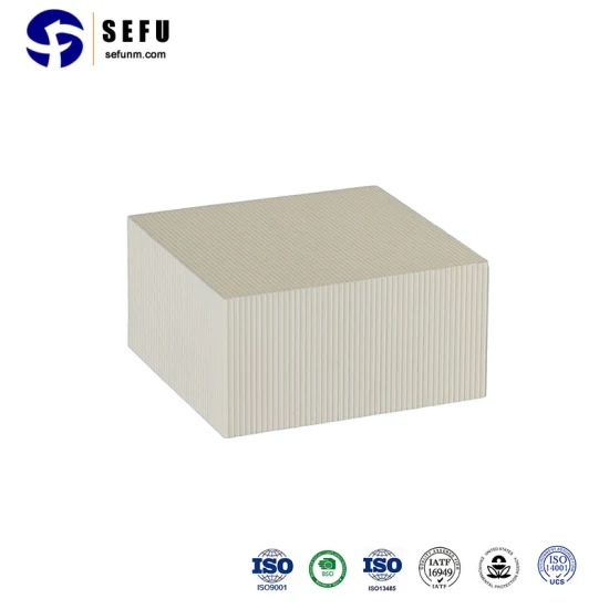 Sefu Molten Metal Filters China Catalyst Emission Manufacturing PT Pd Rh Ceramic Honeycomb Catalyst Substrate Universal Catalytic Converter Car Exhaust Carrier