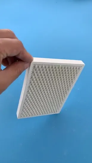 Rapid Heat Transfer Honeycomb Ceramic for Petrochemical and Catalyst Substrate Ceramic Board 