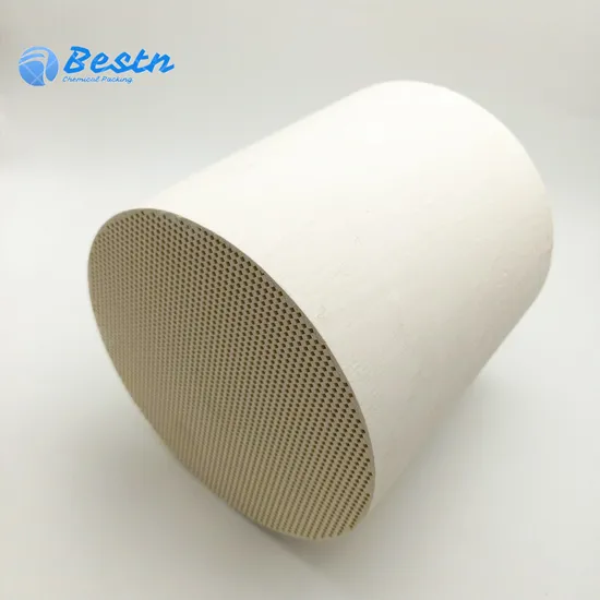 Euro3 Three Way PT Pd Rh Catalyst Honeycomb Ceramic Substrate 