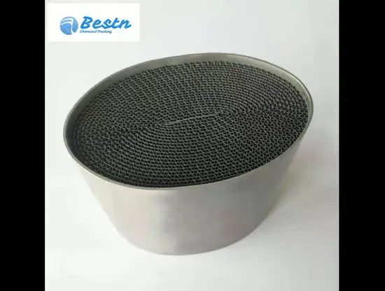 Three Way Honeycomb Substrate Metal Partial